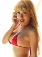 Busty alluring vixen babe roxy teases with her large tits